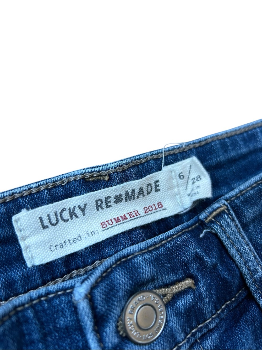 Lucky Brand Jeans Remade Ava Skinny 6/28 Raw Hem - Picture 8 of 10